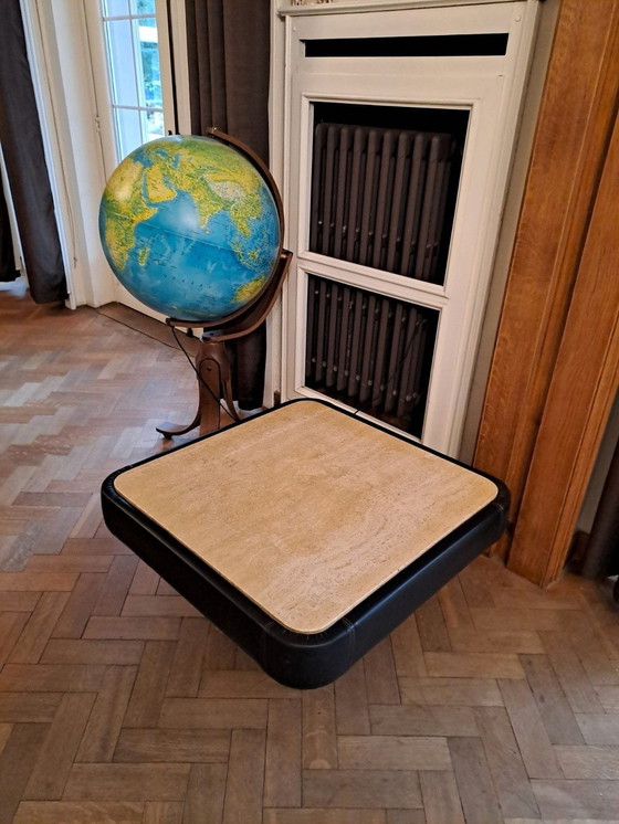 Image 1 of Vintage travertine table