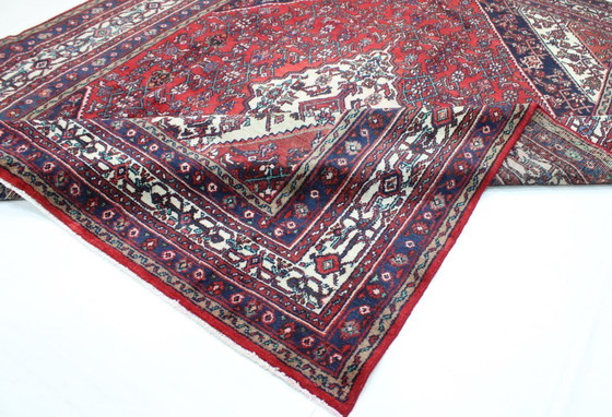 Image 1 of Handgeknoopt Perzisch tapijt Hamadan Patina 345x263