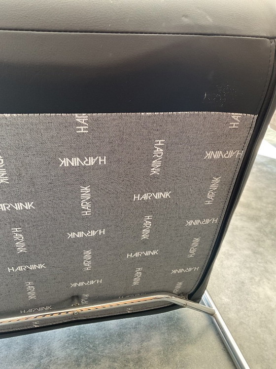 Image 1 of 2 Harvink armchairs black leather