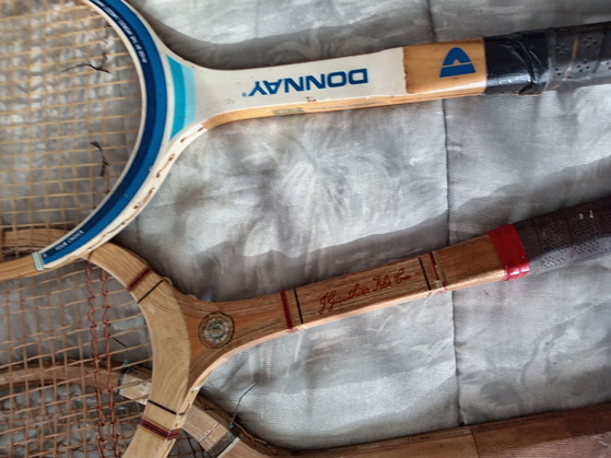 4 racchette da tennis vintage in legno – Donnay, Oggetti decorativi, Tessile (photo 7 of 7)