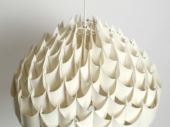 Image 1 of Rara lampada a sospensione XXL Rytmic di Havlova Milanda 1969 per Vest | Prodotta in Austria | Ø 68 cm