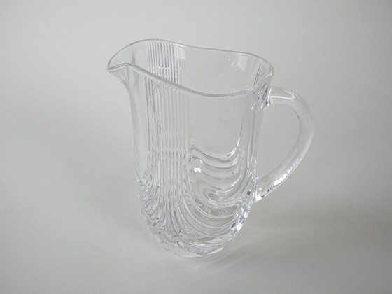 Image 1 of Crystal jug, Italian design, 1970s, made in Italy