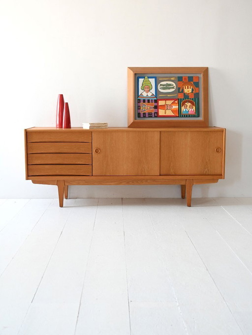 Schwedisches Eichen-Sideboard „Ulvo“ von Erik Wørts für IKEA, 1960er Jahre