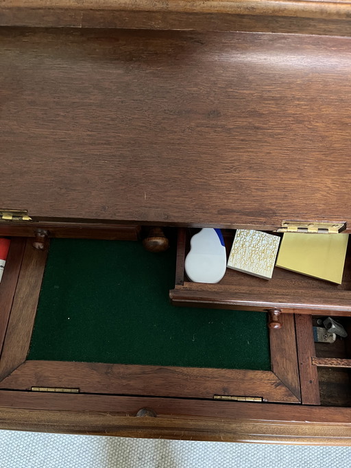 Dark brown secretaire