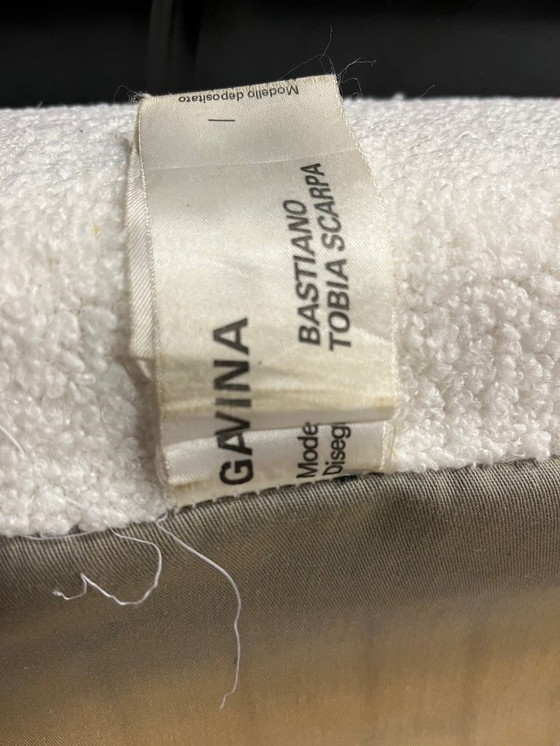 Image 1 of Divano a due posti Tobia Scarpa 'Bastiano' di Gavina, anni '70