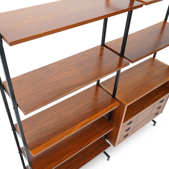 Image 1 of Bookcase with shelves and drawers, 1960s