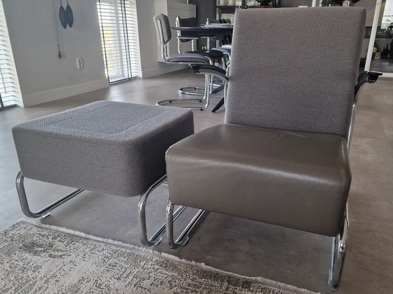 Image 1 of Sillón clásico Gispen 405 LA y otomana 443