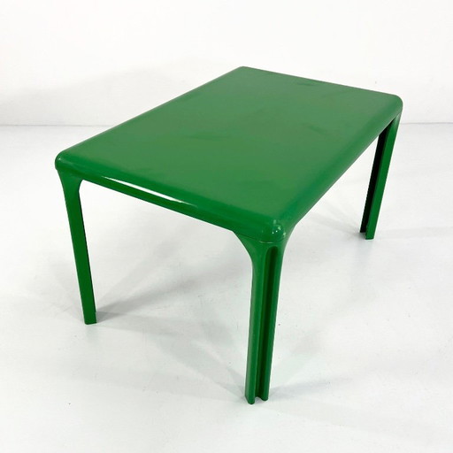 Green Stadio Dining Table by Vico Magistretti for Artemide, 1970s