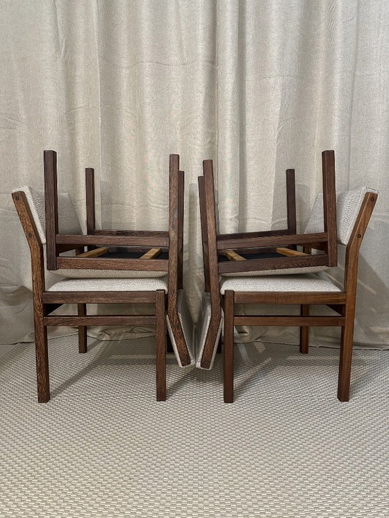 Pastoe SA07 set of 4 - Complete re-upholstery. – Dining chairs, Wood (photo 3 of 5)