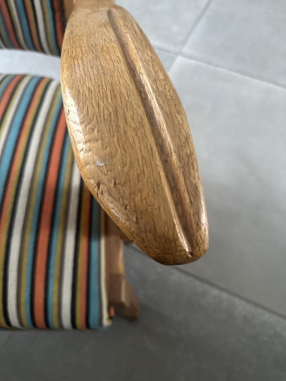 Set unico di poltrone brutaliste in rovere (stile di design danese) – Elementi d'arredo di carattere che (photo 4 of 5)