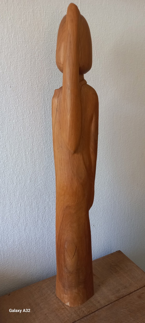 Sculture - Erato - Maurice Pelgrims-Jelle – Wood (photo 5 of 13)