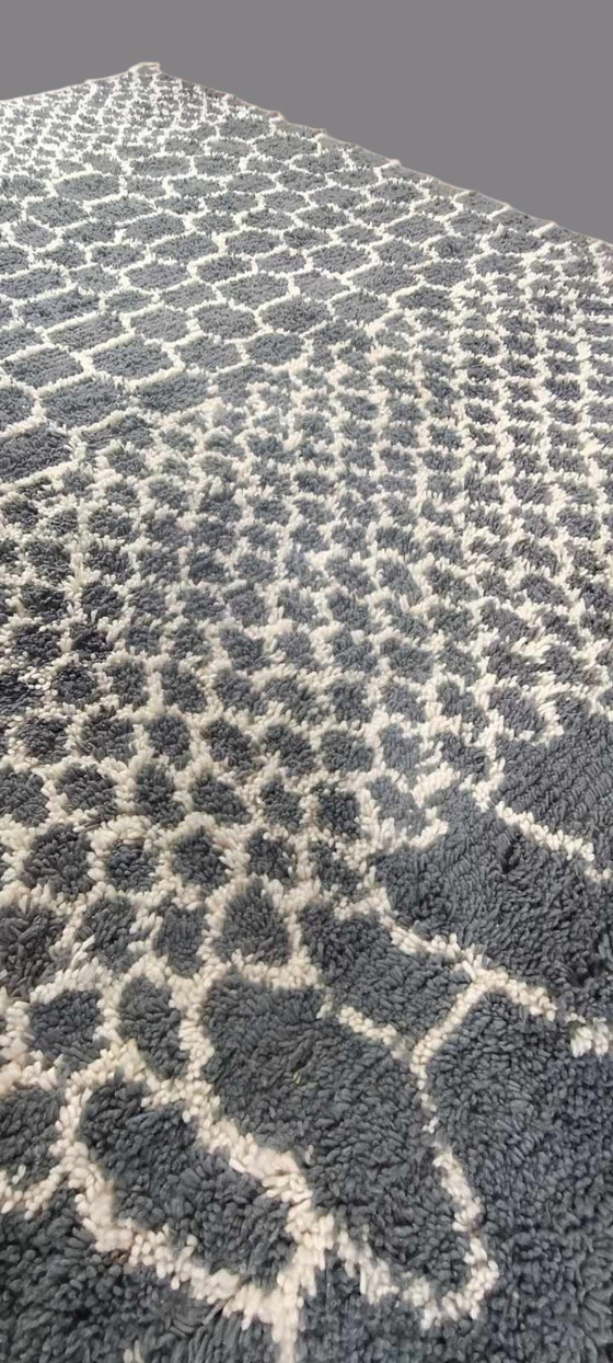 Image 1 of Tapis berbère en laine vierge Tapis marocain - 307 x 213 cm 300 x 200 m Type B13.2