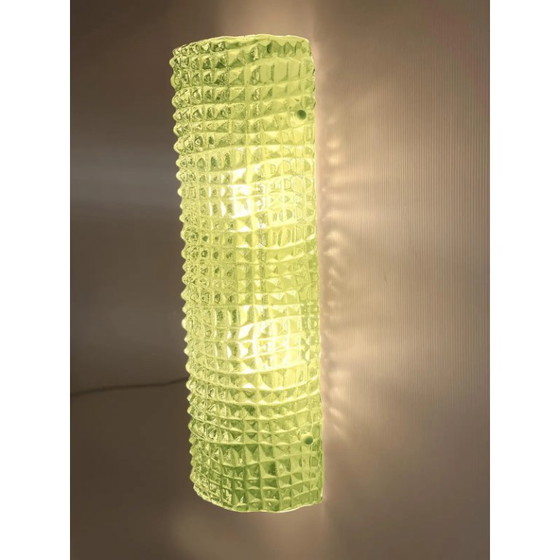 Image 1 of Italienische moderne grüne Murano-Glas-Wandleuchten „Krokodil“ – Paar