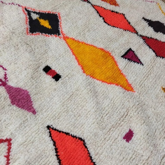 Image 1 of Azilal Wollteppich XXL Bunt – Naturwolle Handgewebt (300×244 cm)