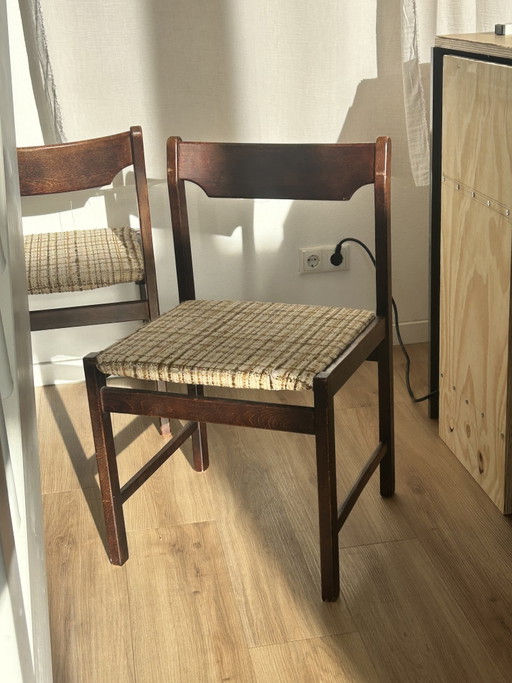4x Chaises vintage Mid-Century