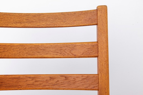 Image 1 of Set of 6 Kurt Østervig Oak Dining Chairs for KP Møbler, Danish Mid Century Chairs 1960s, Arm & Side Chairs