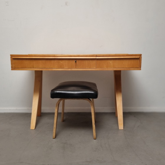 Image 1 of Conjunto de tocador y taburete de Cees Braakman para UMS Pastoe, 1955