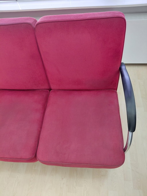 Divano a 3 posti Gispen – banken, Metal, Plastic (photo 2 of 6)