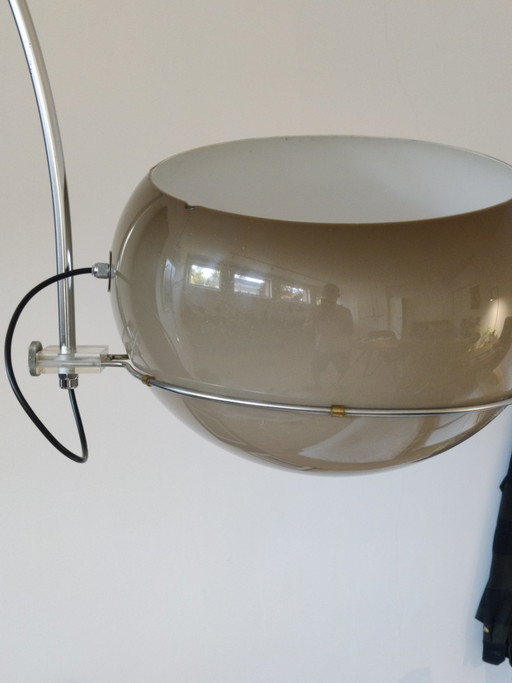 Gepo arc lamp, 1960s, XXL – vloerlampen, Metal, Plastic (photo 2 of 14)