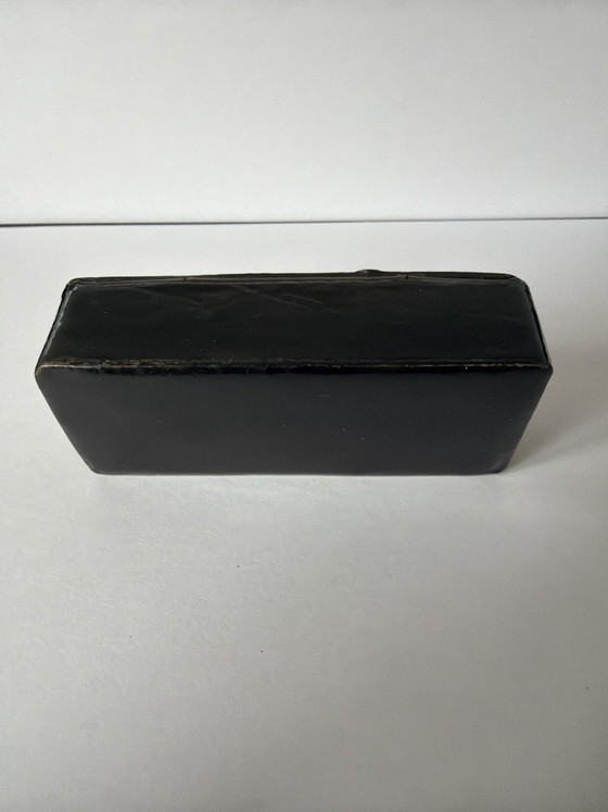 Antike Schnupftabakdose aus Pappmaché mit Zinneinlage aus dem 19. Jahrhundert – Dekorative Objekte, Paper (photo 4 of 5)