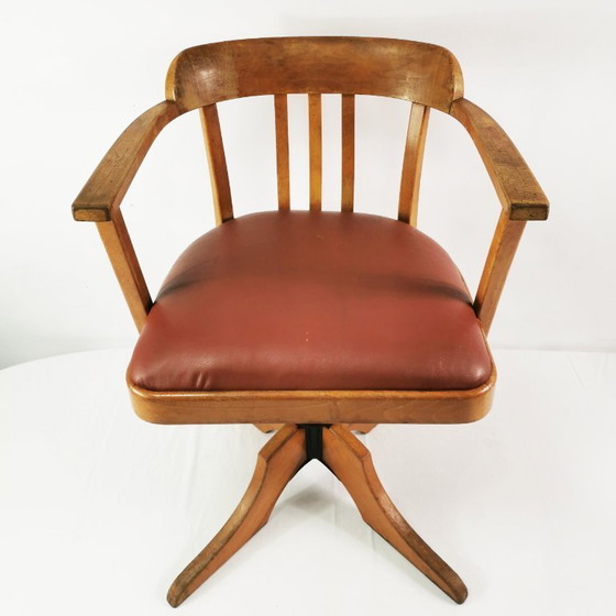 Image 1 of Art Deco bureaustoel, Ehapa, Denemarken, jaren 1930
