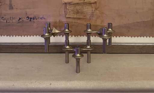 3 candelieri Space Age Orion Stoff Nagel per BMF - 1960/1970