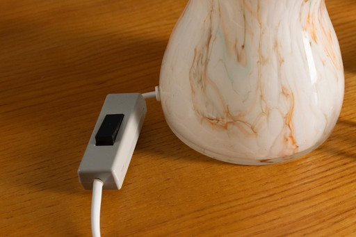 Paar Glastischlampen, 1970er–80er Jahre