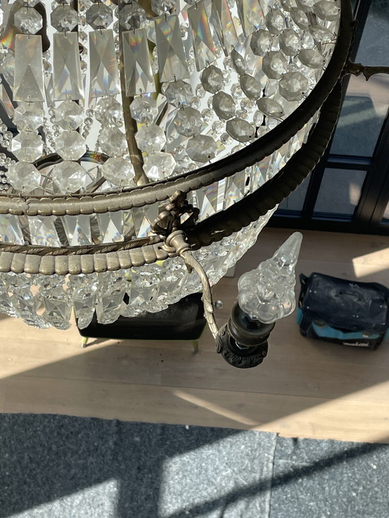 Image 1 of Lampadario a sacco di sacca di perle molto grande