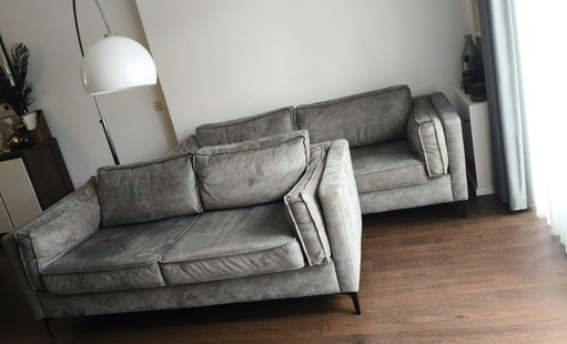 Chateau d'Ax grey benches 2 pieces