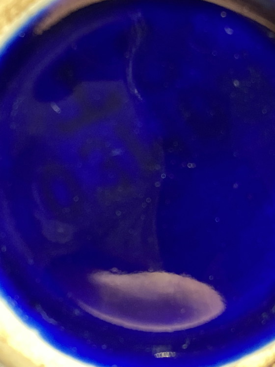 Image 1 of Vintage tweedelige theepot van steengoed van Alphonse Mouton