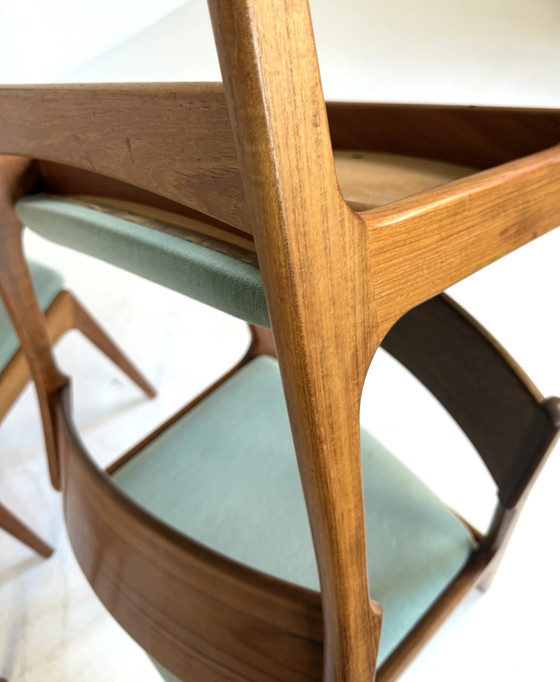 Image 1 of 6 chaises de salle à manger vintage, Korup Stolefabrik '70