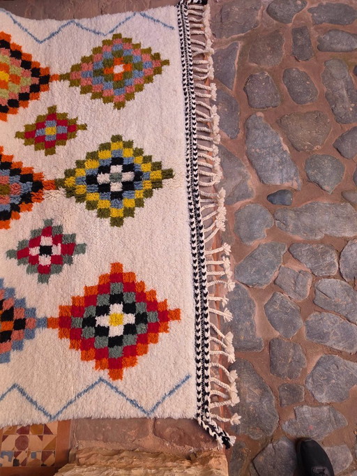 Moroccan Azilal plush rug 230 x 163 cm