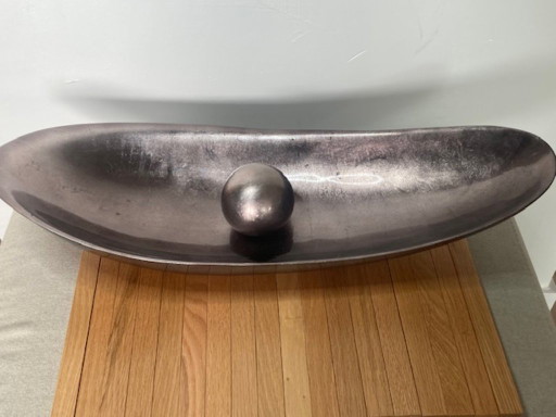 DV D'sign Arca Bowl (61cm) + Deco Ball – Warm Silver Taupe