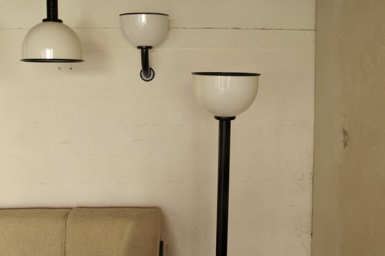 Image 1 of Set van 6 Lita Frankrijk lampen, jaren 1980