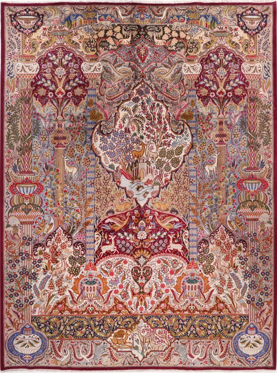 Image 1 of Persian carpet Kashmar 3.95 x 2.92 Oriental carpet fine No. 1137