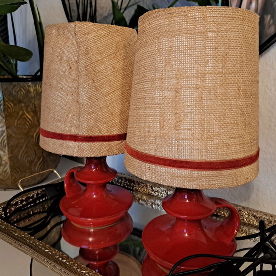 2x Steuler Cari Zalloni ceramic table lamps (presumably ARO lighting components) (photo 6 of 12)