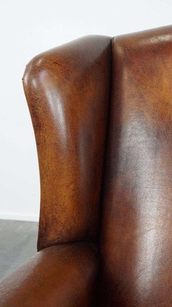 Image 1 of Grote Schapenleren Oorfauteuil