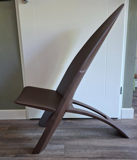 Poltrona lounge di design olandese. Progettata dal Dr. Schwartz per Demury. – Sedie e poltrone, Polyester (photo 2 of 25)