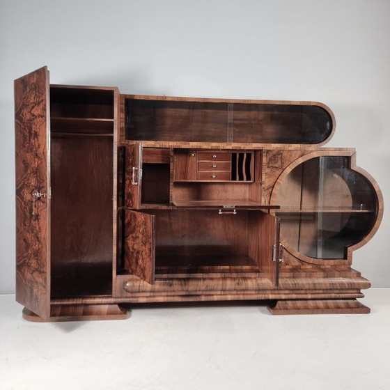 Art Deco Sideboard, 1940s – Glass (photo 2 of 10)