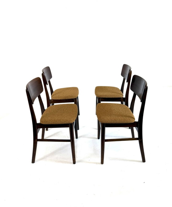 Image 1 of 4x restored dining chair, Farstrup Møbler ‘60