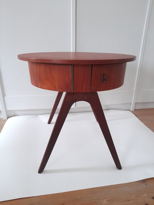 Pretty Scandinavian teak work table or side table