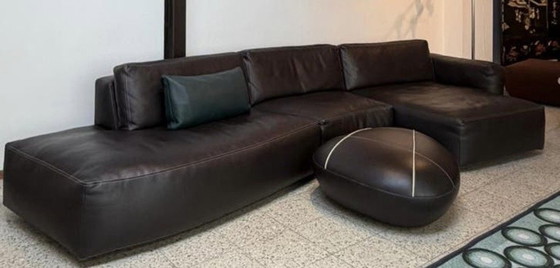 Image 1 of Leolux Copparo hoek/ lounge bank 