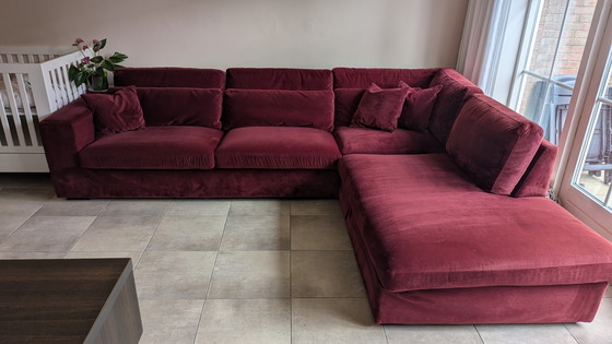 Image 1 of Sofá Decor Amsterdam Rojo Profundo