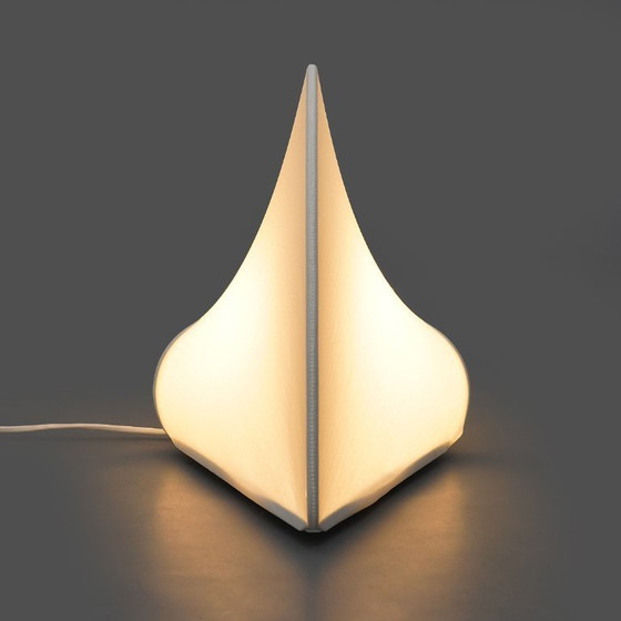 Image 1 of Lámpara de mesa de tela “Kaori” de Kazuhide Takahama para Sirrah, década de 1970