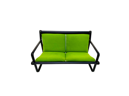 Canapé 2 places Sling avec accoudoirs, attribué à Bruce Hannah et Andrew Ivar Morrison pour Knoll International, États-Unis, ann