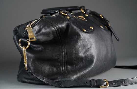 Prada Vitello Daino Ledertasche – Tote Taschen, Leather (photo 3 of 9)
