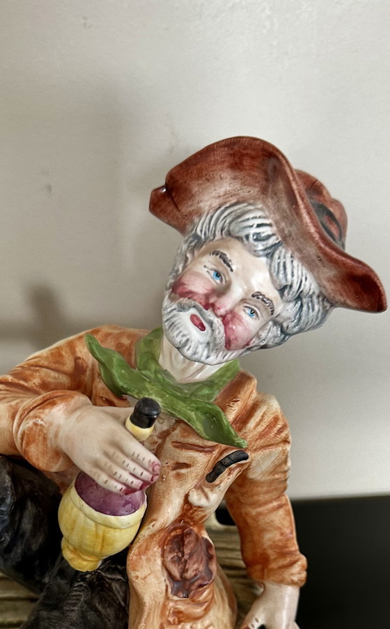 Image 1 of Capodimonte vintage porcelain statue