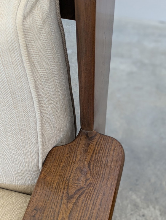 Image 1 of Divano - Legno, tessuto - Set da soggiorno - Divano 3 posti e 2 poltrone