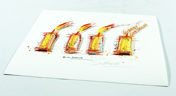 Image 1 of Schlote, Wilhelm - 4. Advent - 3D-Konstruktion - handsigniert