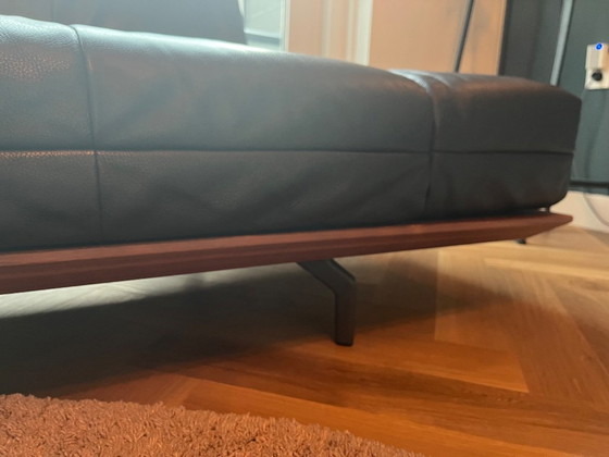 Image 1 of Sofá Hülsta HS.420 de cuero negro